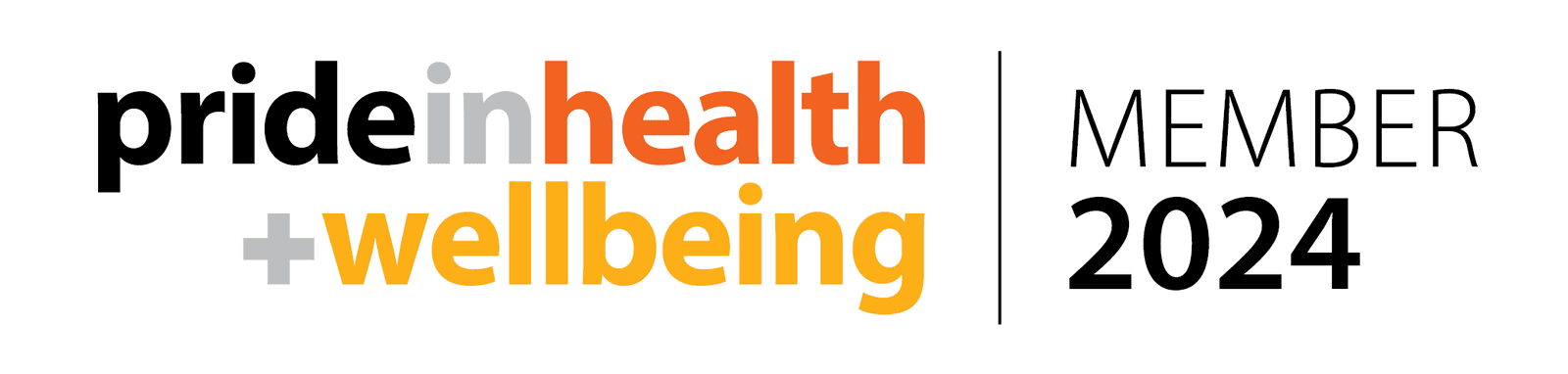 Pride in Health and Wellbeing Member 2024 logo